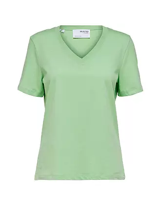 SELECTED FEMME | Camiseta SLFESSENTIAL | hellgrün